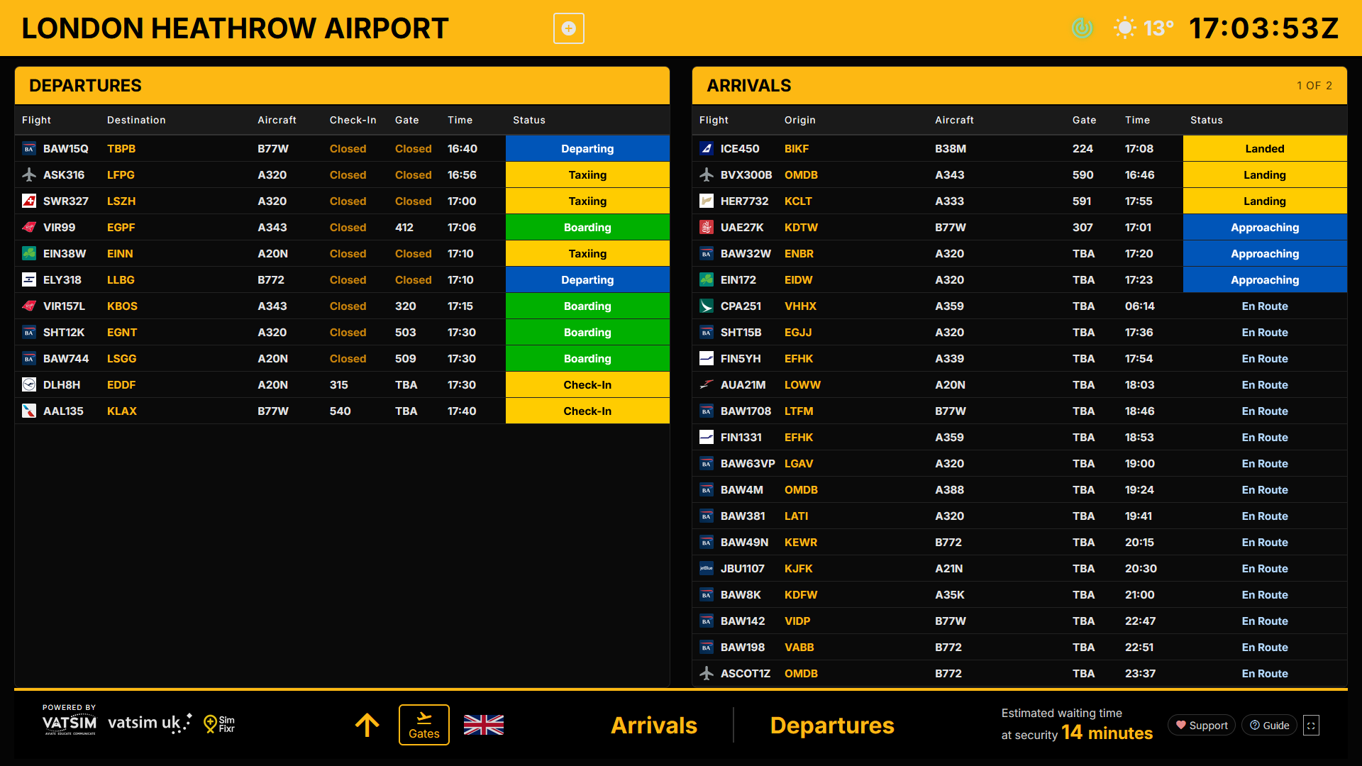 Heathrow EGLL